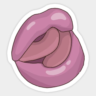 Split tongue Sticker